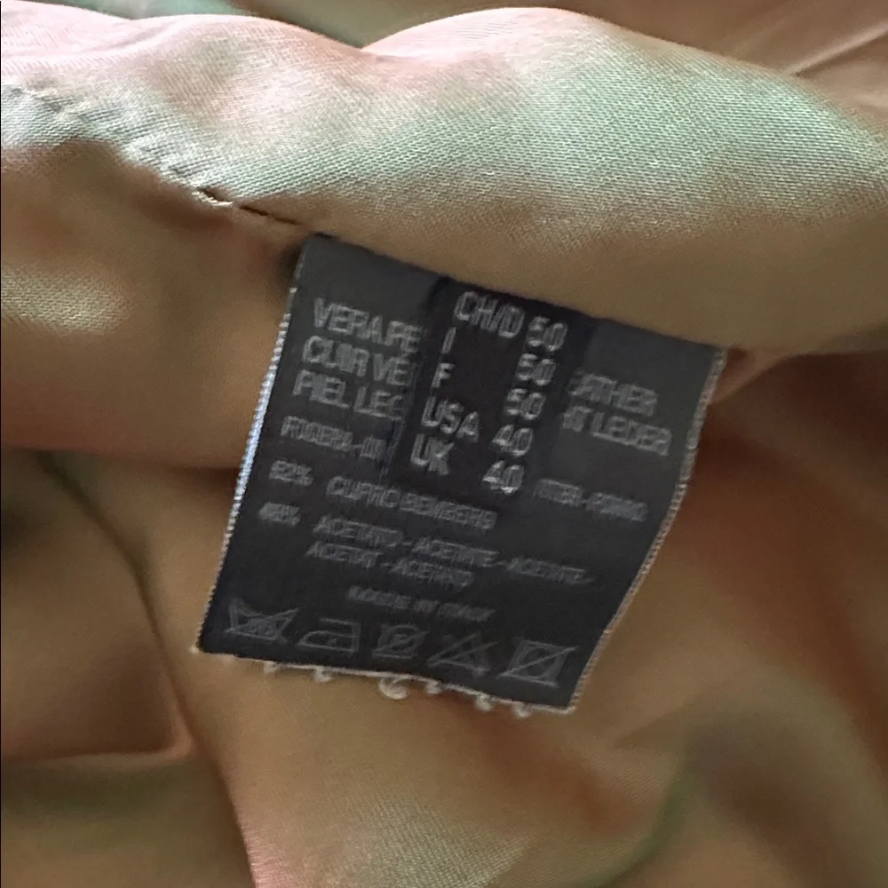 Bruno Magli Tan Leather Jacket - Picture 13 of 14